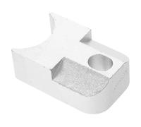 GARVALON Universal Aluminum Wheelchair Footrest Stop Block - Adjustable Positioning Limit for Power Wheelchairs - Replacement Seat Rail Guide and Clamp Block for Mobility Aids