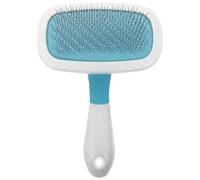 GARVALON Universal Pet Massage Comb 360° Rotatable Needle Grooming Brush with Protective Tips Large Size Blue for Cats and Dogs Hair Removal and Dematting Random Color Random Color