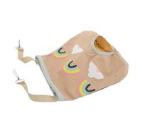 GARVALON Ventilated Hanging Bunny Hay Feeder Bag for Small Rabbits Guinea Pigs Hamsters Breathable Hay Storage Pouch Space-saving Cage Mounted Holder for Fresh Pet Food