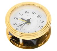 GARVALON Vintage Quartz Desk and Wall Clock with Accurate Display Dual Placement for Bedside Wall Mount for DIY Projects and Home Decor Silent Bedroom Alarm Clock Bell