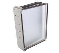 GARVALON Wall-Mounted 10-Page A4 Folder File Sheet Display Organizer Plastic Document Holder for Office Reference Storage and Filing