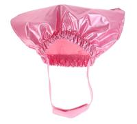 GARVALON Waterproof Pet Bath Hat for Dogs and Cats, Red Medium Puppy Shower Cap with Ear Protection, Portable Pet Shower Ear Cover for Bathing and Grooming