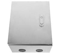 GARVALON Weatherproof Wall-mounted Electrical Junction Box with Electric Socket Cover Multifunctional Distribution Enclosure for Office and Residential Power Management Compatible with