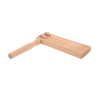 GARVALON Wooden Ratchet Noise Maker Double Row Early Learning Instrument for Handeye Coordination and Rhythm Training Loud Traditional Mexican Matraca for Football Games Parties Sporting
