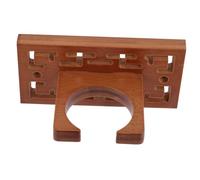 GARVALON Wooden Wall Hook for Cucurbit Flute Erhu Ukulele Brown Musical Instrument Hanger with Elegant Classic Design Space-Saving Home Decor for Small String and Wind Instruments