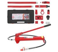 Garvee 12 Tonne Porta Power Kit, Heavy Duty Hydraulic Cylinder Ram Jack with Manual Pump for Auto Body Repair, Frame Straightening & Industrial Lifting, Complete Set with Extension Tubes & Carry Case