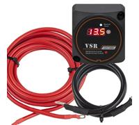 Garvee 12V VSR Smart Dual Battery Isolator Split Charge Relay Kit Voltage Sensitive Relay with LED Display, Automatic Disconnect Switch for Campervan, SUV, ATV, RV & Boat