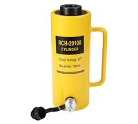 Garvee 20 Ton Hydraulic Cylinder Jack, 4 Inch Stroke, Single Acting - Auto-Retract, Quick Connector - Heavy Duty Industrial Ram for Machinery, Shipbuilding, Construction - Specs: 20T, Size: 4in