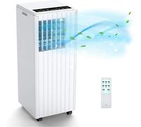Garvee 3-in-1 Portable Air Conditioner 7000 BTU for Cooling, Dehumidifier, Fan, Efficient Mobile AC with Digital Display, Remote Control, Sleep Mode, 24H Timer & Window Kit for Office, Bedroom
