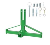 Garvee 3-Point Linkage Tractor Hitch Receiver Category 1, Heavy Duty 2" Trailer Tow Bar Drawbar Adapter with 3 Tow Balls (1-7/8", 2", 2-5/16") & Hook, 10,000 lbs (4535 kg) Capacity for Cat 1 Tractors