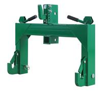 Garvee 3 Point Quick Hitch for Category 1 & 2 Tractors, Heavy Duty 3000 lbs / 1360kg Towing Hitch, 5-Level Adjustable Tractor Implement Attachment, Easy & Quick Mounting, No Welding Required Green