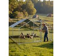 Garvee 400x300x200cm Outdoor Pet Villa - Heavy Duty Shaded Enclosure with UV-Proof Roof & Sand-Resistant Base, Luxury Desert Design for Arabian Homes