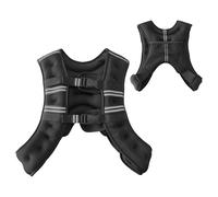 Garvee Adjustable Weight Training Vest Set, 11.3kg Weights Included for Men & Women, Reflective Double-Strap Workout Equipment for Strength Training, Running, Home Gym