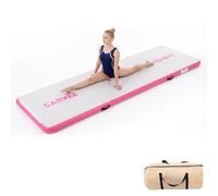 Garvee Air Gymnastics Track Tumbling Mat Inflatable, 3M/4M/5M Inflatable Air Gymnastics Mat with Pump & Storage Bag, 100cm Wide 10cm Thick Training Mats Tumble Track for Home Use/Cheerleading