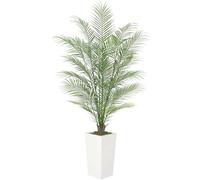 Garvee Artificial Areca Palm Tree 150cm with Pot, 5FT Tall Large Realistic Tropical Faux Palm Plant, UV Resistant Indoor Outdoor Decorative Tree, Floor Plant for Living Room Office Home Decor