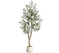 Garvee Artificial Trees, White, 5'