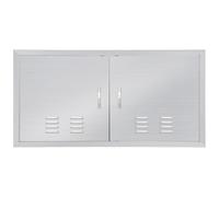 Garvee BBQ Access Door, Rust-Resistant Stainless Steel Single Access Door for Outdoor Kitchen Storage - Ventilated, Durable, Waterproof Panel - 76.2W x 35.6H cm Single Door