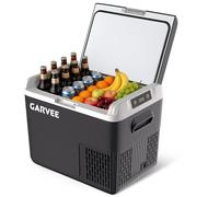 Garvee Car Fridge Freezer, 18L Portable Refrigerator Low Noise <45dB, -20℃ to 20℃ Fast Cooling Compressor Cooler, 12/24V DC 100-240V AC Mini Cool Box for Camping, Campervan, RV, Boat, Travel