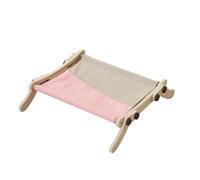 Garvee Cat Window Perch, Cat Radiator Bed Hammock, Holds Up to 18kg Wooden Seat Cats Bed, No-Screw Adjustable and Suction Cups, for Windowsill, Bedside, Radiator, Easy Assembly