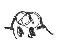 Garvee e-Bike Hydraulic Disc Brake Set, 160mm Aluminum Alloy Brakes Kit with 160mm Rotor, Caliper Options with Power Cutoff Brake Detector & Sealed Oil Reservoir for MTB, Folding Bike, Fat Bike