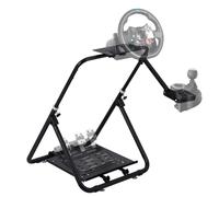 Garvee Foldable Sim Racing Steering Wheel Stand, Adjustable Simulator Cockpit with Gear Shifter Mount for Logitech G29/G920/G923, Thrustmaster & Fanatec, PS5/Xbox/PC (Wheel & Pedals Not Included)