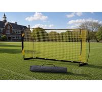 Garvee Football Goals, Football Goal Post Soccer Training Net with Strong Frame Net, Foldable Kids Football Training Net with Rebounder Target Net, for Indoor & Outdoor, 3.7 x 1.8m