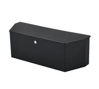 Garvee Heavy Duty Steel Trailer Tongue Tool Box, Lockable Underbed Storage Organiser with 5-Bar Tread, Black Utility Toolbox for Pickup Truck & RV, 91.4 cm × 30.5 cm × 30.5 cm