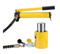 Garvee Hydraulic Cylinder Ram 20T with Hand Pump, CP-180 Manual Hydraulic Hand Pump Stroke 5cm, Mini Hydraulics Cylinder Jack for Bridges/Building/Machinery Industries - 400ml