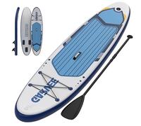 Garvee Inflatable Stand Up Paddle Board, 335x85x15 cm SUP Board with Carry Bag, Pump & Premium Accessories, Great Stability and Resistance Paddle Board for Youth & Adults of All Skill Levels