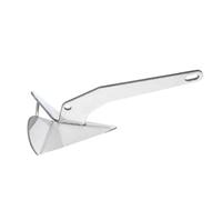 Garvee Marine Anchor, 316 Stainless Steel Delta Style Boat Anchor, Heavy Duty Triangular Wing Anchor 10kg (22lb), High Holding Power Self-Righting Design for Pontoon, Dinghies, Fishing Boats