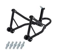Garvee Motorcycle Stand, 385kg Capacity Motorcycle Paddock Stand with Rear Swingarm Spool Stand for Most Motorcycles Bikes ATVs for Workshop, Garage, Repair Shop