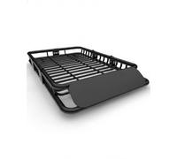 Garvee Roof Rack Basket, 116.8x91.4x11.4cm Universal Rooftop Cargo Carrier with Extension, 90kg Capacity Heavy-duty Steel Car Top Luggage Holder for Car, SUV, Truck, Pick Up