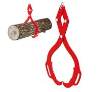Garvee Timber Claw Hook, Wood Log Lifting Tong Heavy Duty Grapple Timber Claw Non-Slip Lumber Skidding Tong 2 Claw Logging Grabber 2200 LBS Loaded Dragging, Carrying and Rolling Tool