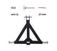 Garvee Tractor 3 Point Trailer Hitch with 2" (5 cm) Receiver & Drawbar, 1500 kg Capacity Tow Hitch for Implements, Trailers & Suitcase Weights