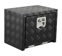 Garvee Underbody Truck Box, Pickup Storage Box, Heavy Duty Aluminum Diamond Plate Tool Box with Lock and Keys, Waterproof Trailer Storage Box Tool Organizer Underbed of Truck, Trailer, Pickup, RV
