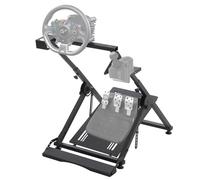 Garvee X Shape Driving Gaming Wheel Stand with Shifter Upgrade Compatible with Logitech G25/G27/G29/G920 Thrustmaster, Height Adjustable Foldable Gaming Steering Wheel Stand