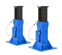 GarveeHome 2 Pack 22 Ton Heavy Duty Pin-Type Jack Stands, Adjustable Height 13-19.7 Inches, Quick-Release Pin Lock, Professional Garage Equipment, Blue
