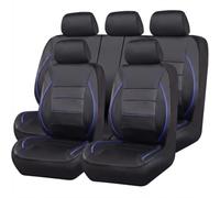 GarveeHome 9 Piece Car Seat Covers Full Set, Universal Fit Auto Seat Protectors, Airbag Compatible, Breathable 4D Mesh Padded, Easy Install Headrest Covers for Cars SUVs Vans Hatchbacks Estate, Blue