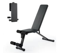 GarveeHome Adjustable Weight Bench with Leg Extension - Folding Workout Bench for Home Gym - Incline Decline Flat Multi-Purpose Strength Training - 200kg Capacity, Heavy Duty & Space Saving