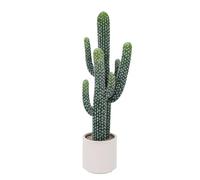 GarveeHome Artificial Cactus in Pot 83 x 18 cm, Artificial Plant Cactus with Stone, Decorative Desert Cacti, Plastic Succulents Plants for Office, Living Room, Home Decoration