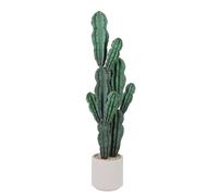 GarveeHome Artificial Cactus in Pot 99 x 18 cm, Artificial Plant Cactus with Stone, Decorative Desert Cacti, Plastic Succulents Plants for Office, Living Room, Home Decoration