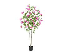 GarveeHome Artificial Plants, 180 cm, Artificial Bougainvillea Tree - Realistic Touching High Definition Foliage - Studio Photo/Indoor Decoration - Large Format Artificial Plant with Barrel
