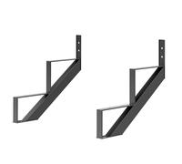 GarveeHome Heavy Duty Steel Stair Stringer 2 Pack - Reinforced Metal Stair Riser with Support Legs - Indoor & Outdoor Use - Multiple Step Options - Durable Construction for Home or Commercial Stairs