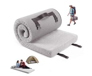 GarveeHome Memory Foam Camping Mattress, 7.6 cm Thick Roll Up Mattress