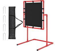 GarveeHome Strike Zone Baseball Target | Training Net for Plastic Balls and Flash | Stable Frame with Durable Polyester, Red