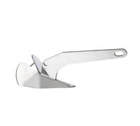 GarveeHome Superior 316 Stainless Steel Delta-Style Boat Anchor - Heavy Duty Triangle Wing, Durable Marine Hardware for Sailboats, Multiple 11lbs