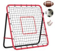 GarveeLife 100 x 100Cm Adjustable Sport Rebounder Net for Soccer, Baseball, Volleyball and Softball, for Passing, Throwing, and Ball Control, Portable for Improve Sport Training Skills for Backyard