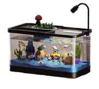 GarveeLife 4 gal Small Fish Tank, Betta Fish Tank kit with LED Light, Oxygen Generator, Fish Tank Starter Kits for Beta,Goldfish