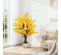 GarveeLife Artificial Plum Blossom 90/120/150 cm, Realistic Artificial Flower Branches, Artificial Plant for Home, Wedding & Office, Perfect Decoration