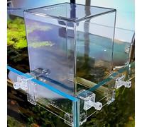 GarveeLife Clear Acrylic Reverse Aquarium Tower Negative Pressure Tank Automatic Filling Hanging Design More Activity Space Oxygen Circulation -
